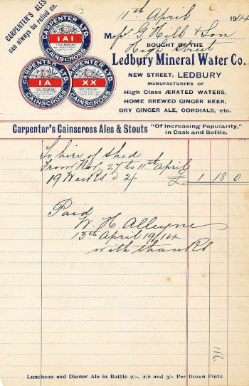 Alleyne receipt